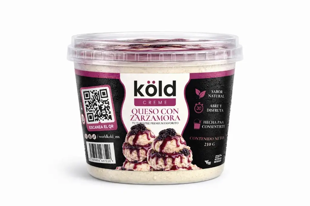 KOLD CREME QUESO CON ZARZAMORA